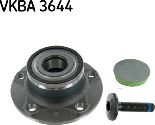SKF VKBA 3644 - Комплект підшипника маточини колеса autozip.com.ua