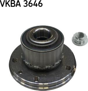 SKF VKBA 3646 - Комплект підшипника маточини колеса autozip.com.ua
