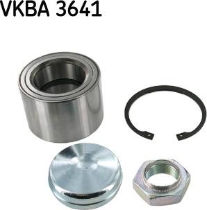 SKF VKBA 3641 - Комплект підшипника маточини колеса autozip.com.ua