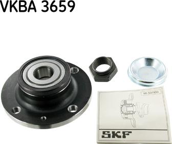SKF VKBA 3659 - Комплект підшипника маточини колеса autozip.com.ua