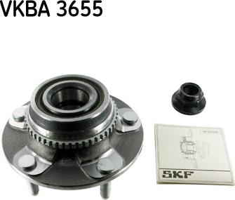 SKF VKBA 3655 - Комплект підшипника маточини колеса autozip.com.ua