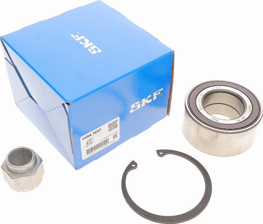 SKF VKBA 3657 - Комплект підшипника маточини колеса autozip.com.ua