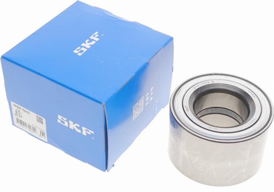 SKF VKBA 3663 - Комплект підшипника маточини колеса autozip.com.ua