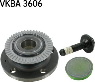 SKF VKBA 3606 - Комплект підшипника маточини колеса autozip.com.ua