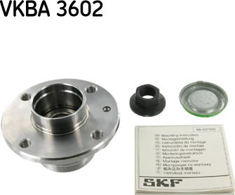 SKF VKBA 3602 - Комплект підшипника маточини колеса autozip.com.ua