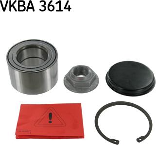 SKF VKBA 3614 - Комплект підшипника маточини колеса autozip.com.ua