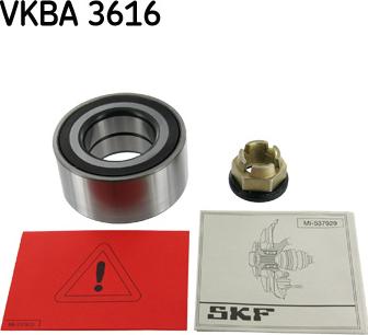 SKF VKBA 3616 - Комплект підшипника маточини колеса autozip.com.ua