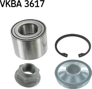 SKF VKBA 3617 - Комплект підшипника маточини колеса autozip.com.ua