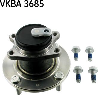 SKF VKBA 3685 - Комплект підшипника маточини колеса autozip.com.ua