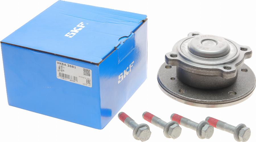 SKF VKBA 3681 - Комплект підшипника маточини колеса autozip.com.ua