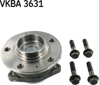 SKF VKBA 3631 - Комплект підшипника маточини колеса autozip.com.ua