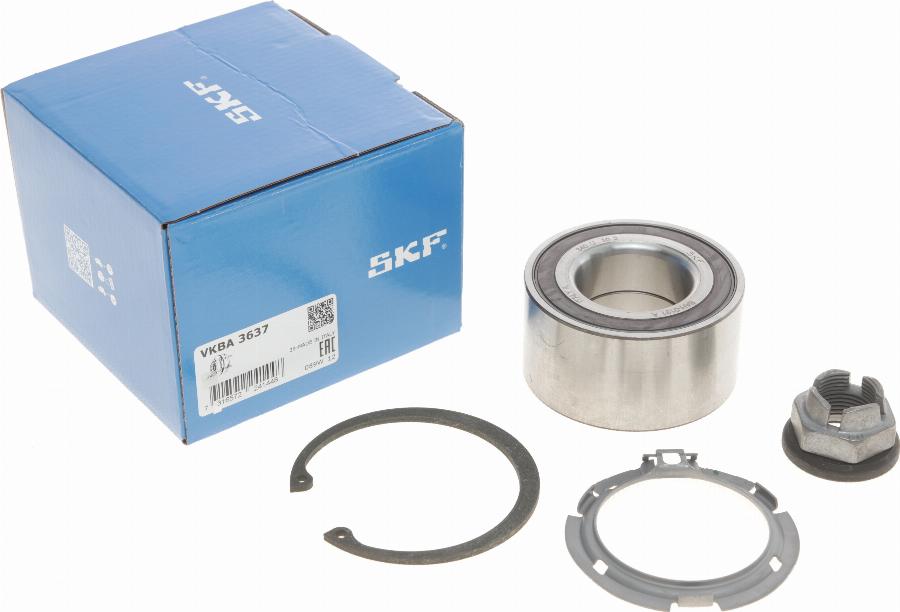 SKF VKBA 3637 - Комплект підшипника маточини колеса autozip.com.ua