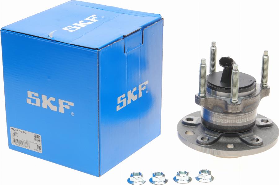 SKF VKBA 3624 - Комплект підшипника маточини колеса autozip.com.ua