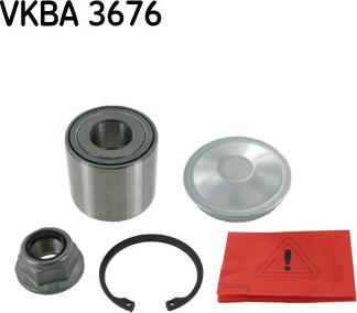 SKF VKBA 3676 - Комплект підшипника маточини колеса autozip.com.ua