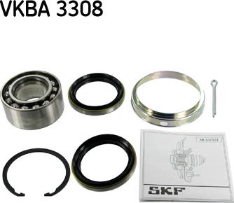 SKF VKBA 3308 - Комплект підшипника маточини колеса autozip.com.ua