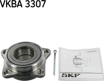 SKF VKBA 3307 - Комплект підшипника маточини колеса autozip.com.ua