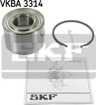 SKF VKBA 3314 - Комплект підшипника маточини колеса autozip.com.ua