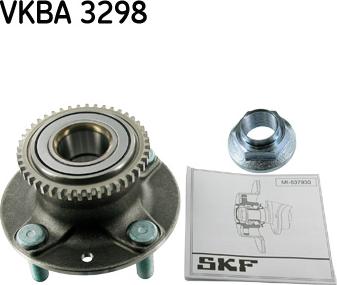 SKF VKBA 3298 - Комплект підшипника маточини колеса autozip.com.ua