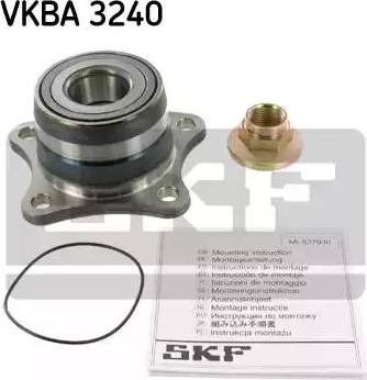 SKF VKBA 3240 - Комплект підшипника маточини колеса autozip.com.ua