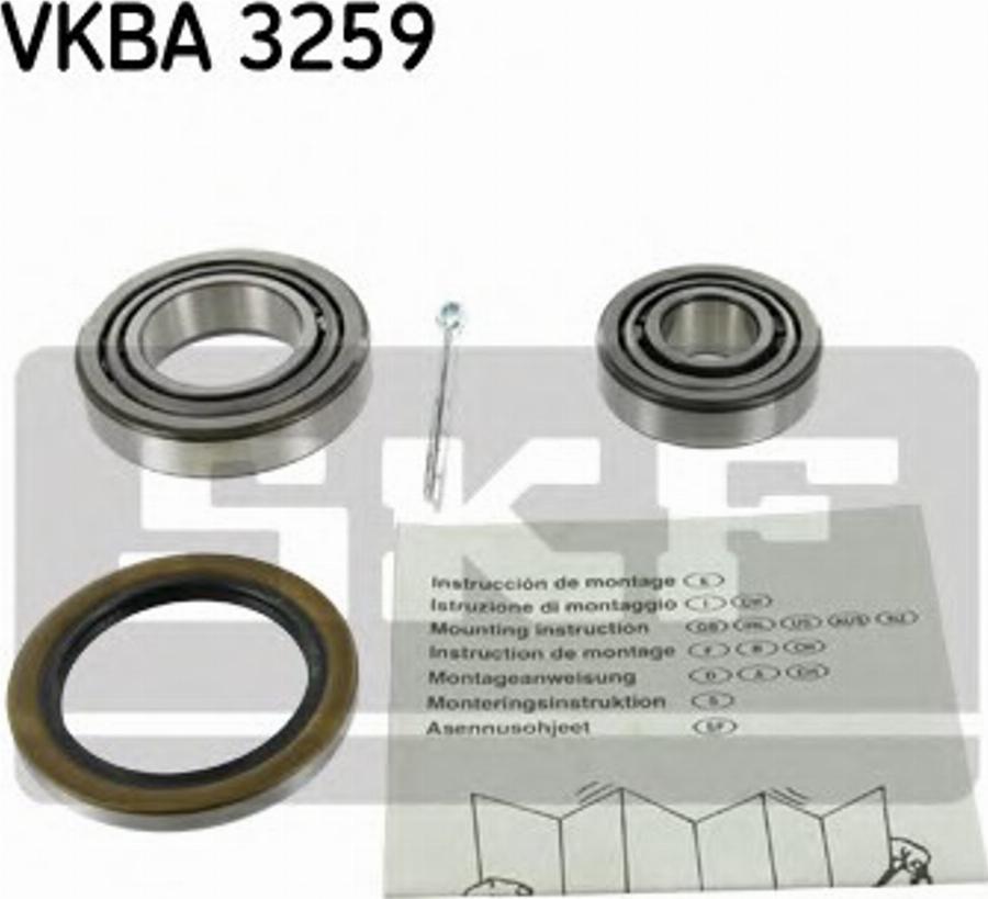 SKF VKBA 3259 - Комплект підшипника маточини колеса autozip.com.ua