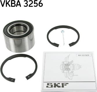 SKF VKBA 3256 - Комплект підшипника маточини колеса autozip.com.ua