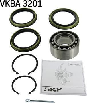 SKF VKBA 3201 - Комплект підшипника маточини колеса autozip.com.ua