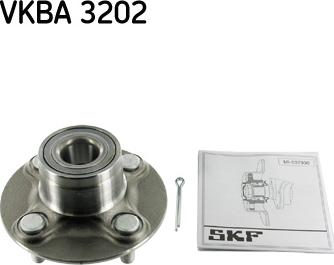 SKF VKBA 3202 - Комплект підшипника маточини колеса autozip.com.ua