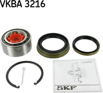 SKF VKBA 3216 - Комплект підшипника маточини колеса autozip.com.ua