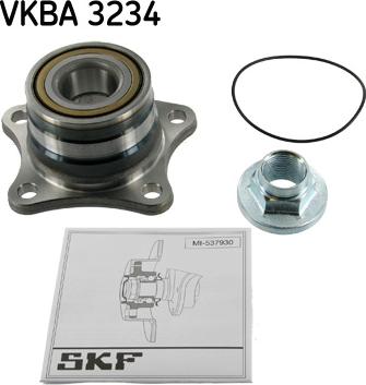 SKF VKBA 3234 - Комплект підшипника маточини колеса autozip.com.ua