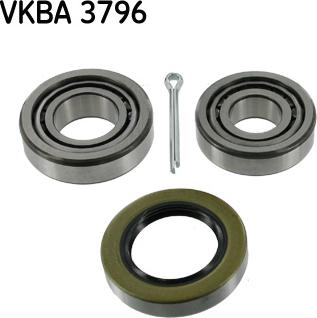 SKF VKBA 3796 - Комплект підшипника маточини колеса autozip.com.ua