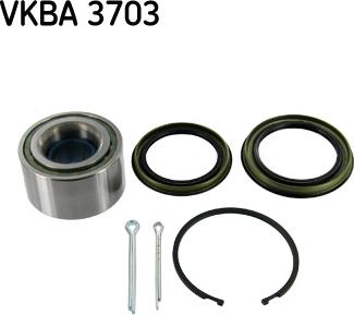 SKF VKBA 3703 - Комплект підшипника маточини колеса autozip.com.ua
