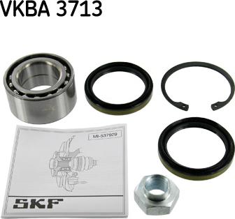 SKF VKBA 3713 - Комплект підшипника маточини колеса autozip.com.ua