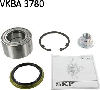 SKF VKBA 3780 - Комплект підшипника маточини колеса autozip.com.ua