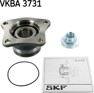 SKF VKBA 3731 - Комплект підшипника маточини колеса autozip.com.ua