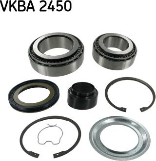 SKF VKBA 2450 - Комплект підшипника маточини колеса autozip.com.ua