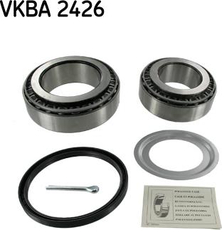 SKF VKBA 2426 - Комплект підшипника маточини колеса autozip.com.ua