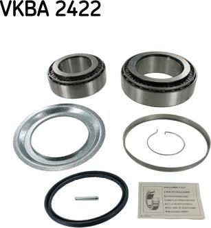 SKF VKBA 2422 - Комплект підшипника маточини колеса autozip.com.ua