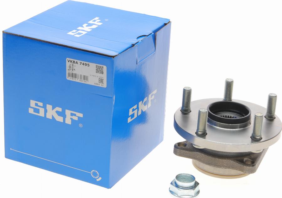 SKF VKBA 7495 - Комплект підшипника маточини колеса autozip.com.ua