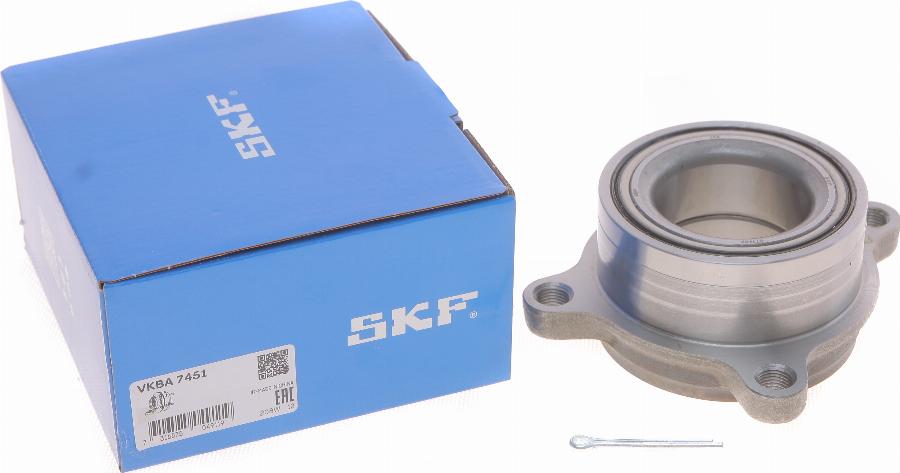 SKF VKBA 7451 - Комплект підшипника маточини колеса autozip.com.ua