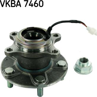 SKF VKBA 7460 - Комплект підшипника маточини колеса autozip.com.ua