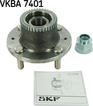 SKF VKBA 7401 - Комплект підшипника маточини колеса autozip.com.ua