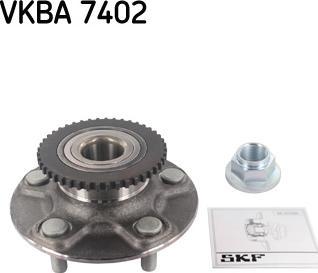SKF VKBA 7402 - Комплект підшипника маточини колеса autozip.com.ua