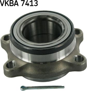 SKF VKBA 7413 - Комплект підшипника маточини колеса autozip.com.ua