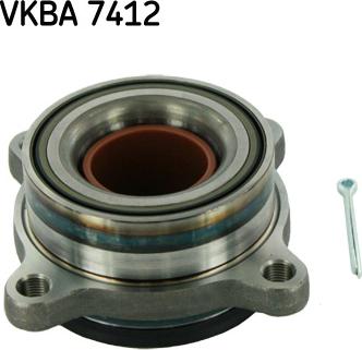 SKF VKBA 7412 - Комплект підшипника маточини колеса autozip.com.ua