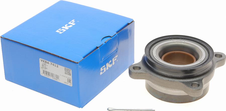 SKF VKBA 7412 - Комплект підшипника маточини колеса autozip.com.ua