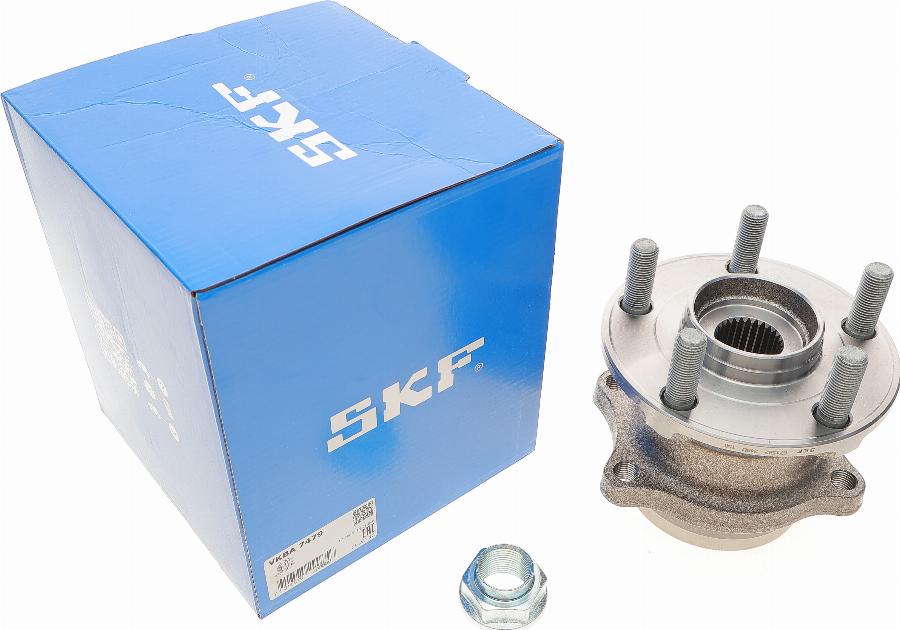 SKF VKBA 7479 - Комплект підшипника маточини колеса autozip.com.ua