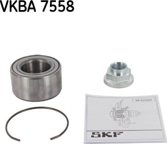 SKF VKBA 7558 - Комплект підшипника маточини колеса autozip.com.ua