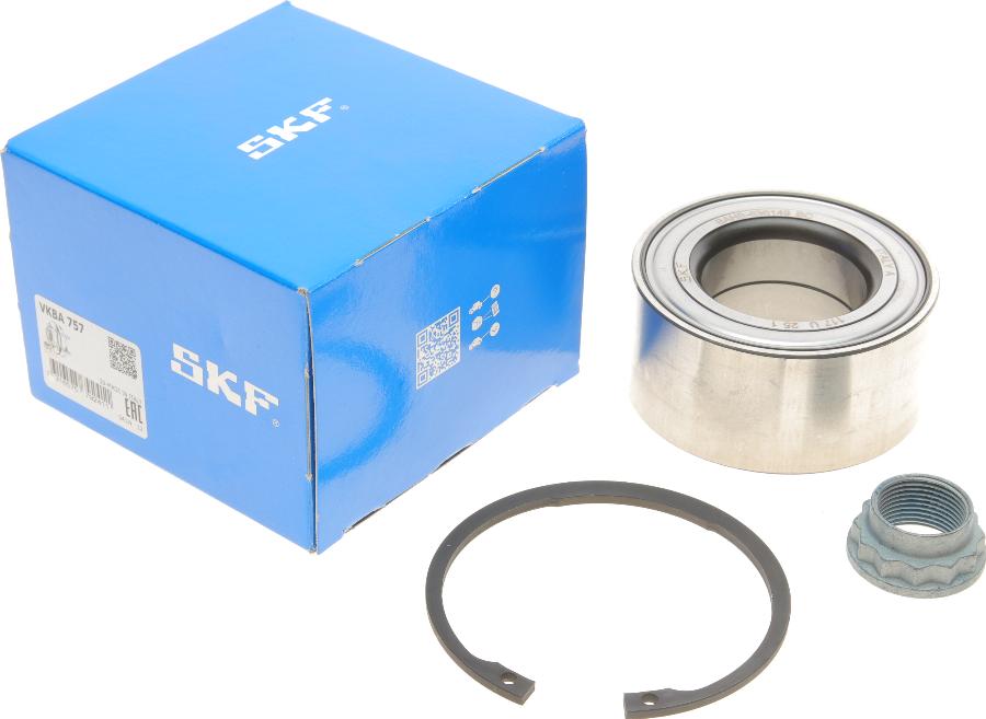 SKF VKBA 757 - Комплект підшипника маточини колеса autozip.com.ua