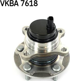 SKF VKBA 7618 - Комплект підшипника маточини колеса autozip.com.ua