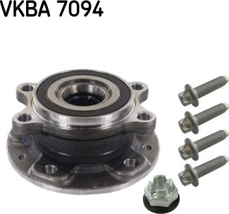 SKF VKBA 7094 - Комплект підшипника маточини колеса autozip.com.ua